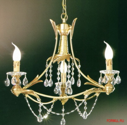 Люстра Possoni Illuminazione 297/3+1 ORO/FR